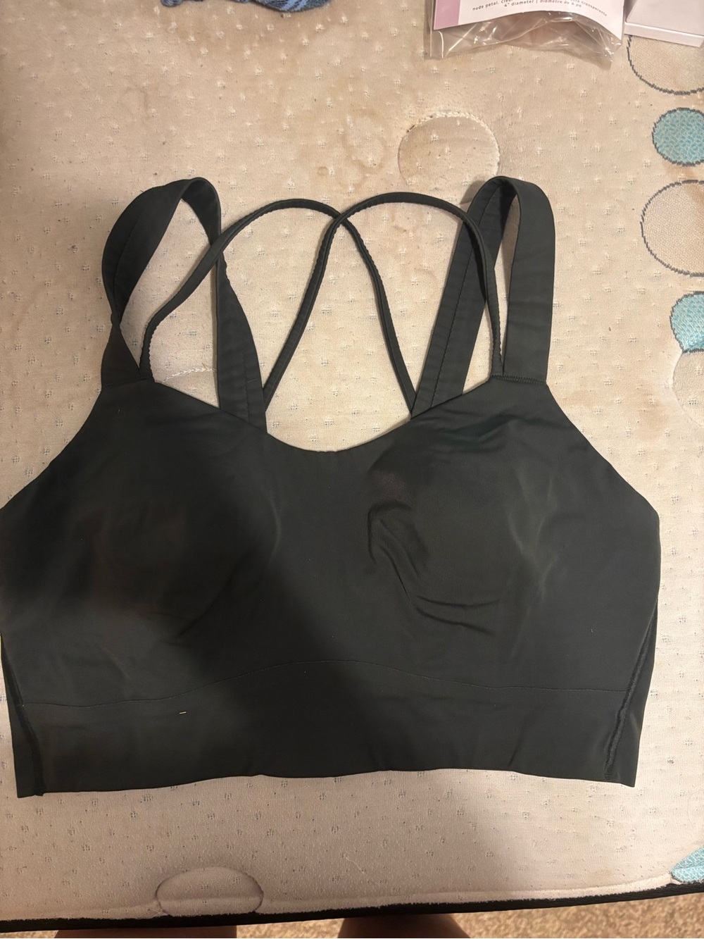 lululemon athletica Black Strappy Sports Bra
